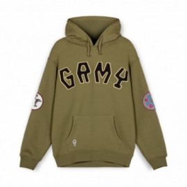 GRIMEY THE CLOUT VINTAGE HOODIE KHAKI