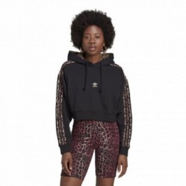 ADIDAS ORIGINALS HOODIE LOGO NEGRO/MULTCO