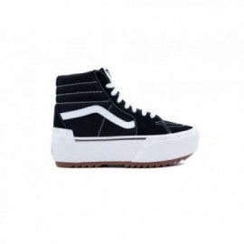 UA SK8-Hi Stacked (SUEDECANVAS)BL
