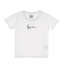 KARL KANI Small Signature Short Tee white